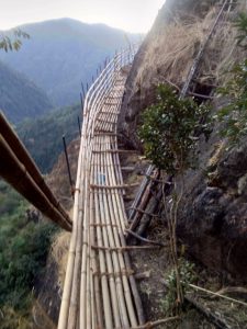 Bamboo Bridge at Wahkhen