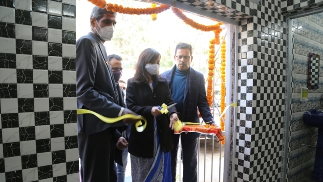 Inauguration of Community Toilet Complex near Additional Secretariat