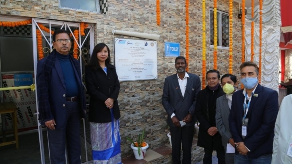 Inauguration of Community Toilet Complex near Additional Secretariat