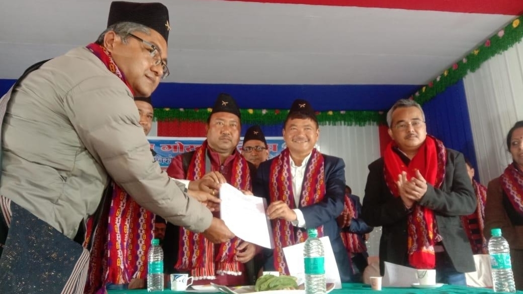 Gorkhas extends support to Implementation of Article 244(A) in Assam for Karbianglong and NC Hills