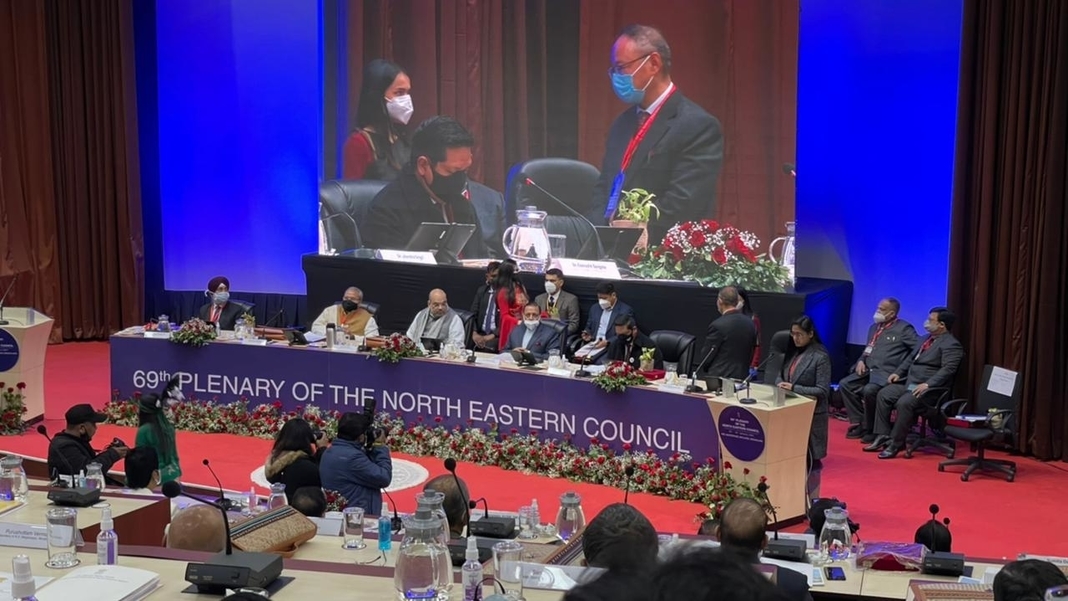 NEC-ni chang 69-gipa Plenary Session-ko Amit Shah do·ga oe on·a