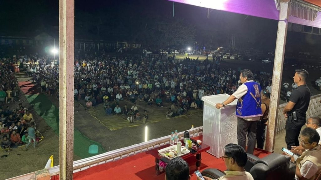 Massive turn out at NPP’s election rally at Mahendraganj, Conrad urges people to vote for ruling party 