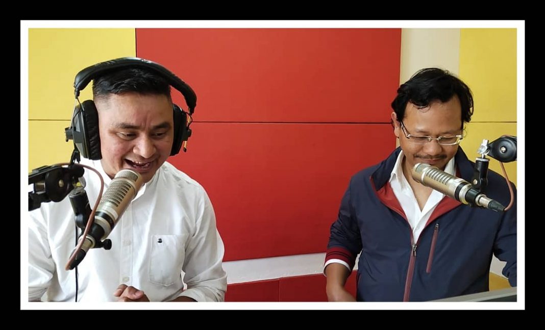 James Sangma goes on FM radio as RJ Jamie