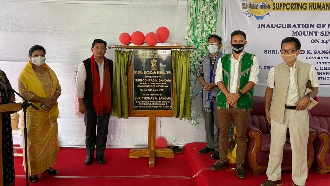 CM inaugurates new building of Mt. Sinai School in Tura