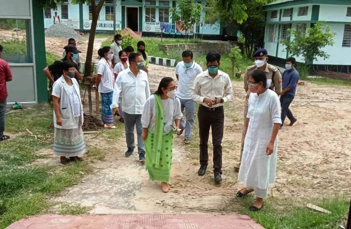 Agatha visits Ampati Civil Hospital, inspects central oxygen supply line construction