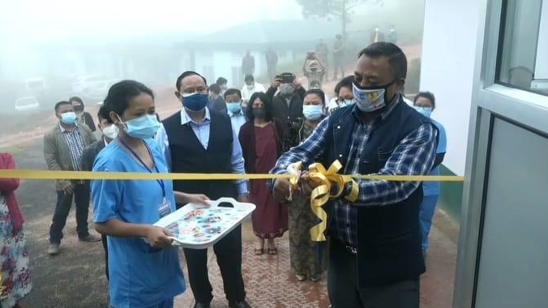 [7:00 PM, 5/31/2021] Deepak Hub News: Shillong, May 31: In order to further improve the health infrastructure to tend to the covid  cases as well as reduce the stress on the hospitals in Shillong city, a 100 bedded Step Down Hospital was inaugurated by State Health Minister , A.L. Hek at Umsawli, New Shillong Township here on Monday. Of the 100 beds, presently only 50 beds will be available to patients; remaining 50 beds will be made operational within a week. Hek informed that the first 50 beds will cater to 25 male patients and 25 female patients. He added that they will immediately start admitting patients. Retired Director of Health Services (DHS) and in-charge of corona care centres, Dr. Hunsi Bareh said the remaining 50 beds will be made operational once the central oxygen line is installed. She informed that patients who are recovering from Shillong Civil Hospital will be shifted here for further management. According to her, they will also admit Category C patients and they have also kept two ventilators as reserved if there is any deterioration in the health of any of the patients.
