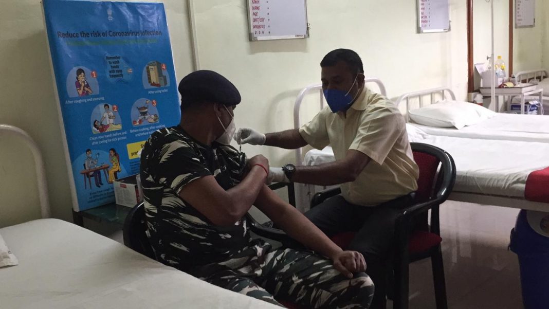CRPF in Meghalaya completes 98 percent Covid vaccination