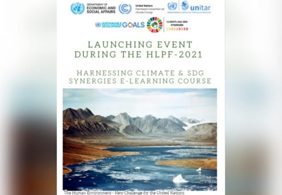 UNITAR to launch e-learning course on ‘Harnessing Climate & SDGS Synergies’ on July 6