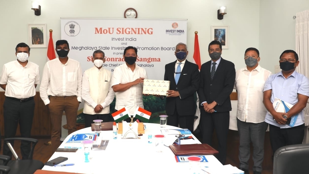 Meghalaya inks MoU with Invest India with focus on ‘One Product-One District Programme’