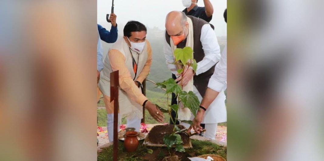 Amit Shah sets target of planting 1 million saplings in 3 years in Meghalaya