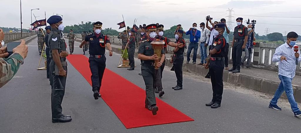 Swarnim Vijay Mashaal arrives in North Eastern Region, enroute to Meghalaya 