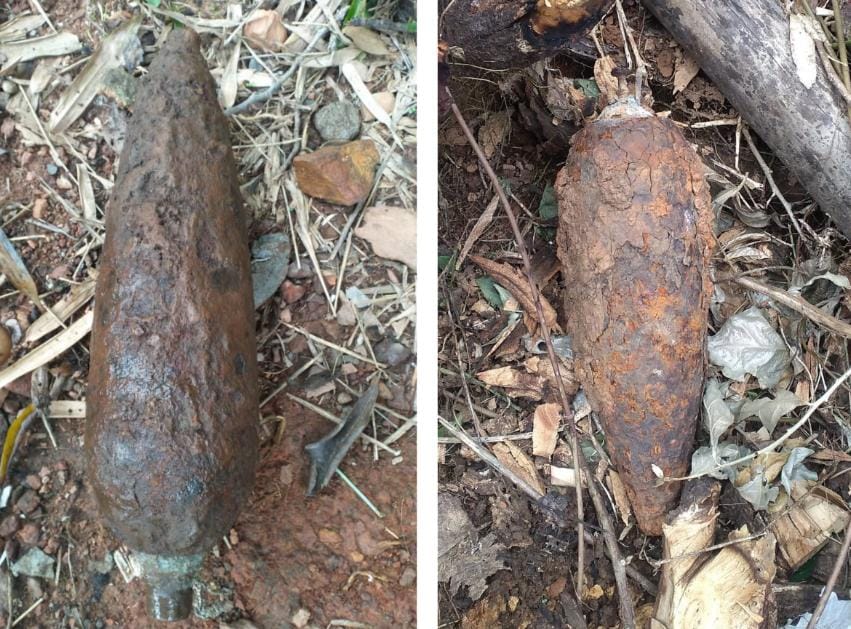 Meghalaya Police safely defuses unexploded World War II bombs found in Mawlyndep