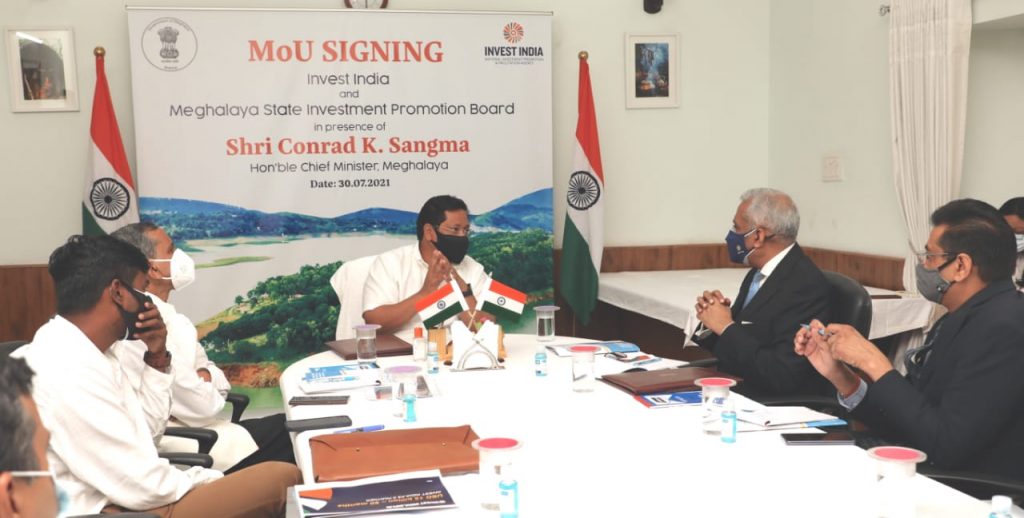 Meghalaya inks MoU with Invest India with focus on ‘One Product-One District Programme’