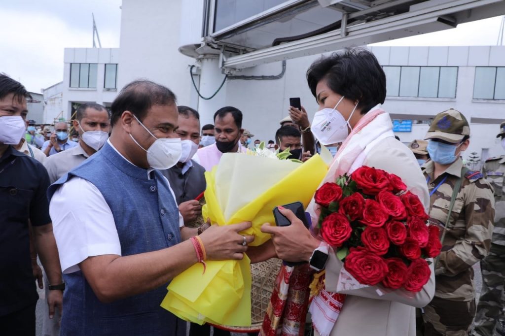 Assam welcomes Olympic medalist boxer Lovlina Borgohain