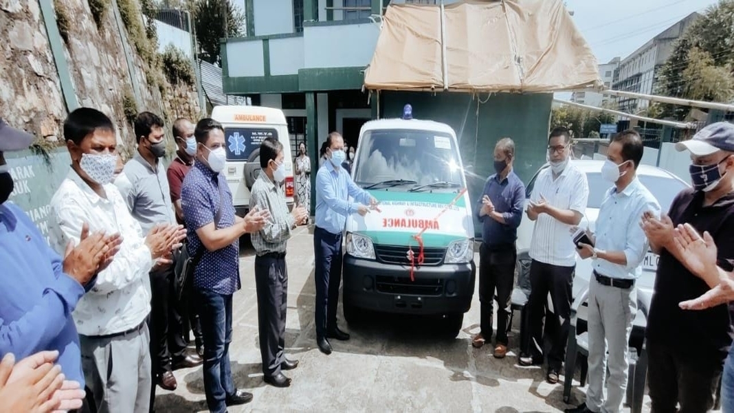 Ambulance donated to Shastri Memorial Dispensary