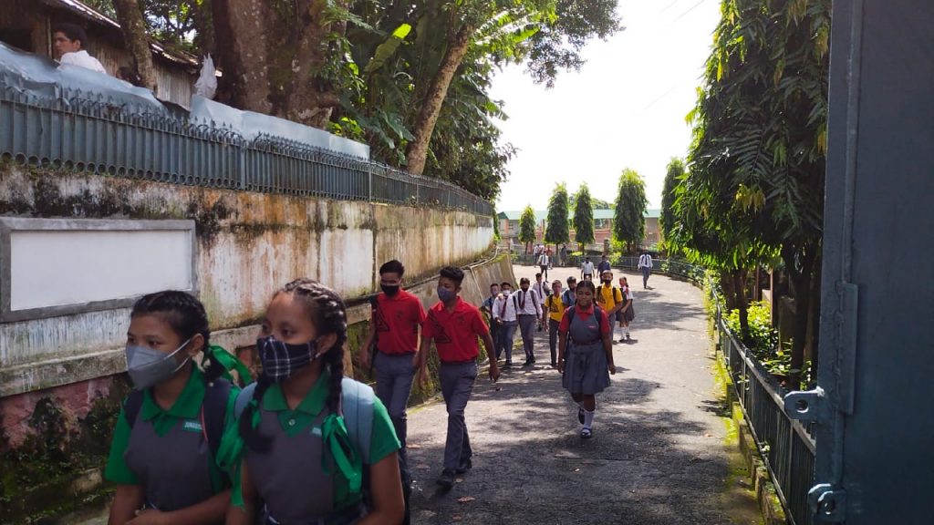 Schools reopen in Meghalaya: Students and teachers a happy lot