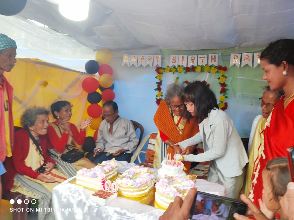 Woman from Jaiñtia Hills celebrates her 100th Birthday 