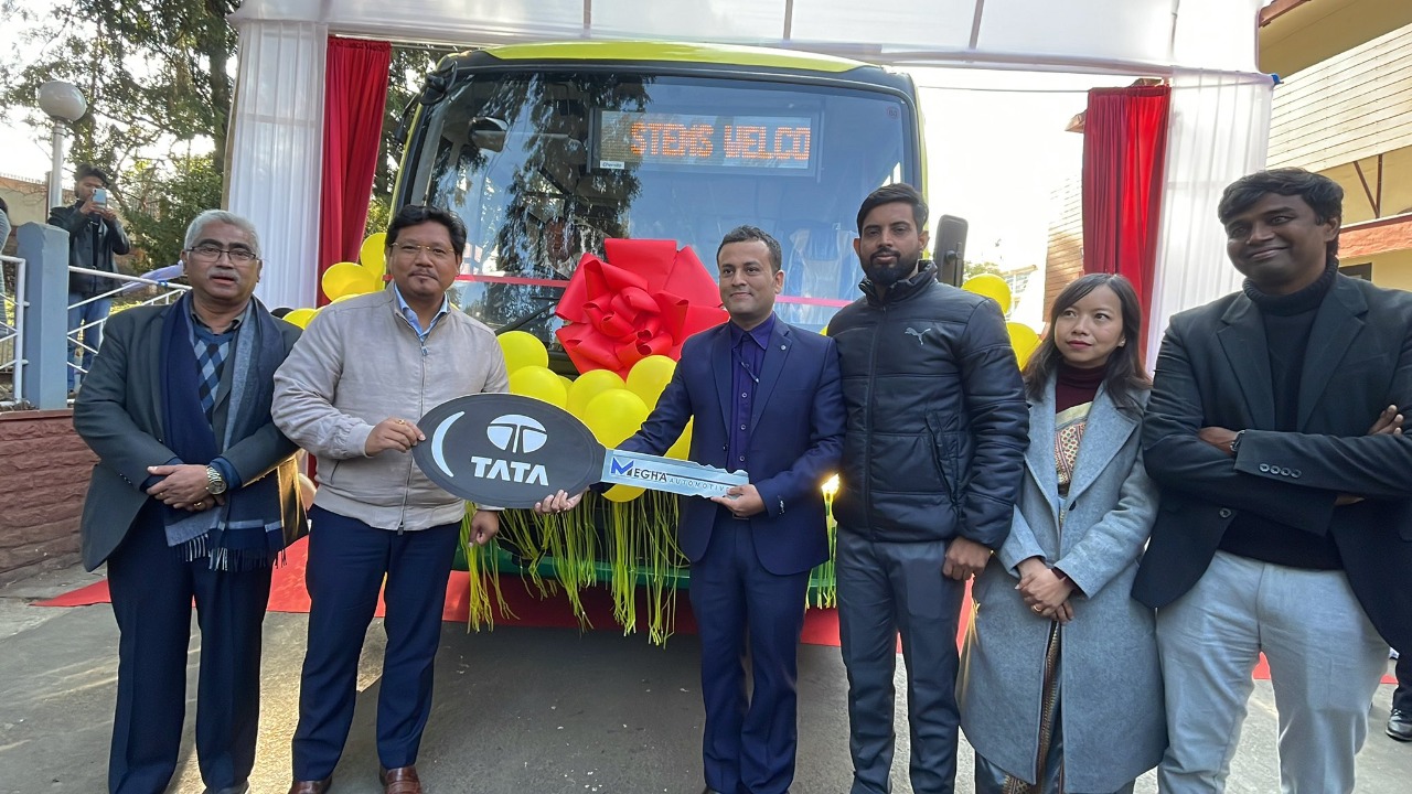 Shillong Decongestion: Conrad flags off Shared School Bus System and ...