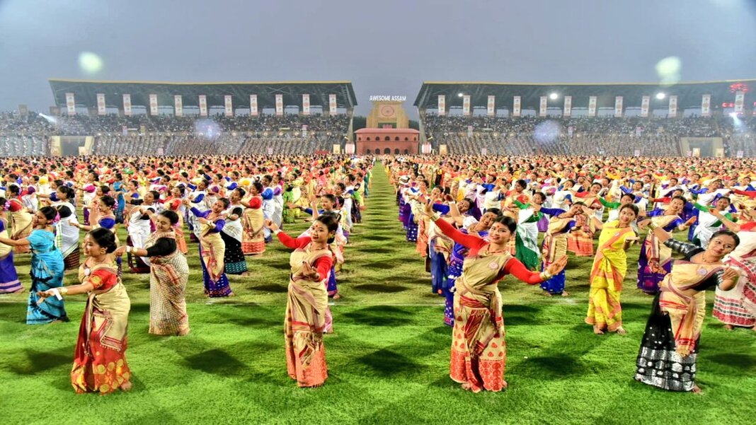 Assam enters Guinness World Records with largest Bihu dance performance
