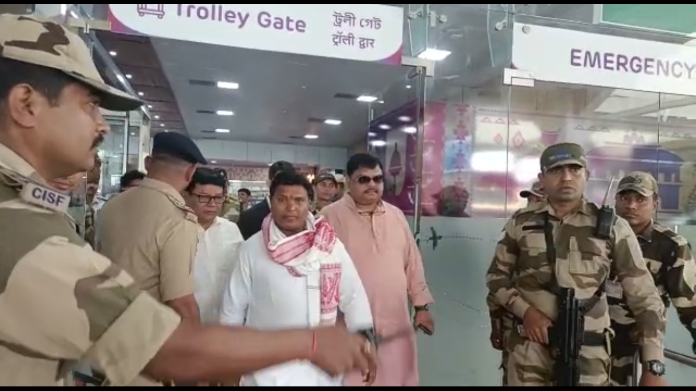 Assam Youth Cong Chief Srinivas Bv Appears Before Guwahati Police In