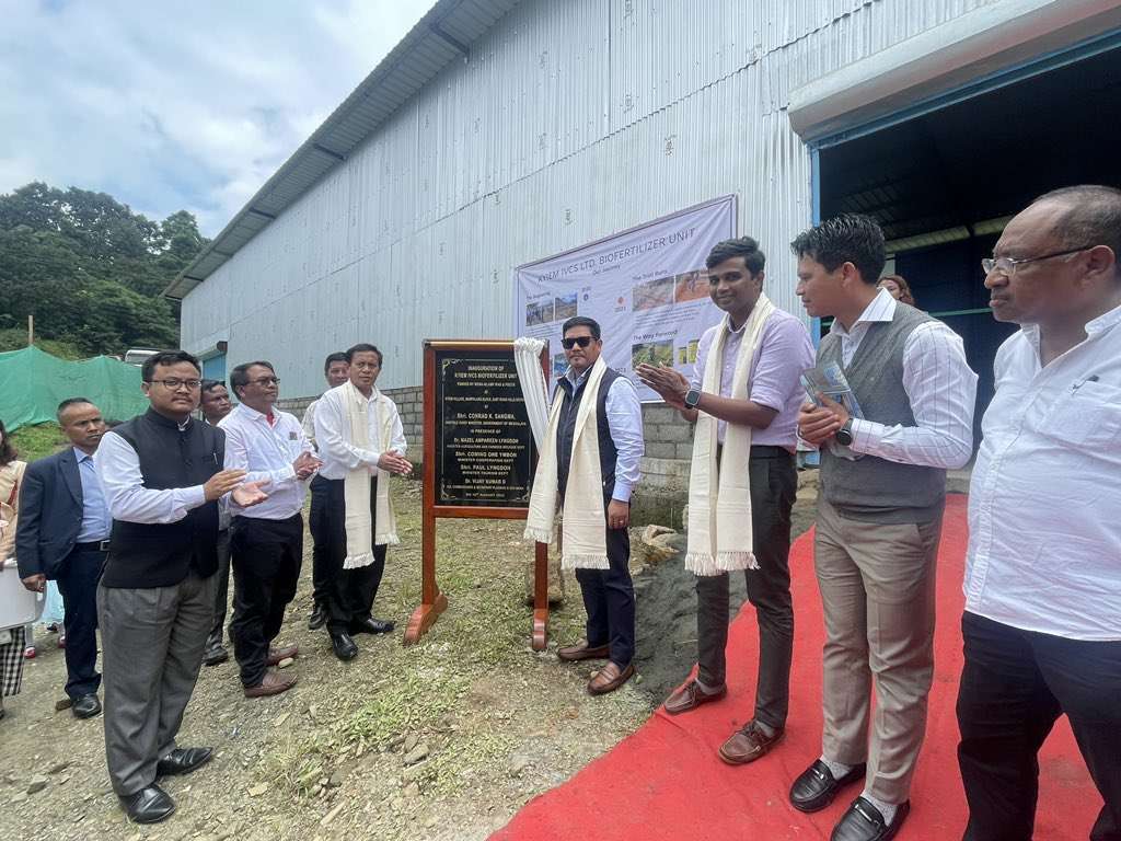 Towards organic farming: Conrad inaugurates Meghalaya's first bio fertilizer unit in Mawphlang