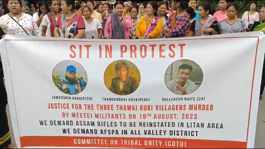 Tribals in Manipur calls for reimposition of AFSPA, Assam Rifles deployment; NH-2 blocked