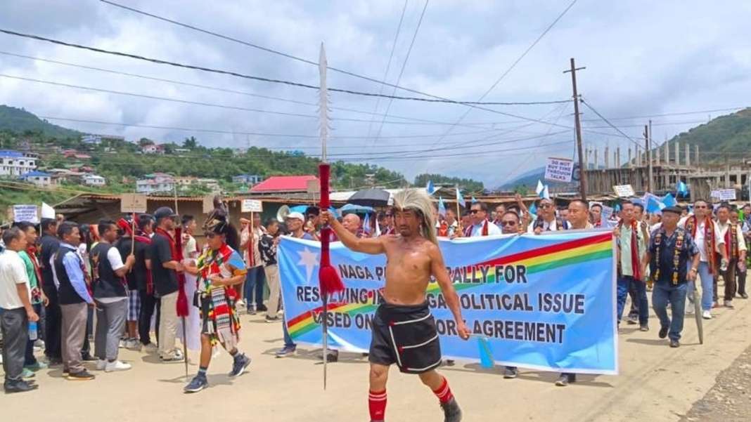 NAGAS PUT THEIR HAT IN THE MANIPUR RING, MASSIVE RALLIES IN NAGA AREAS OF MANIPUR DEMANDING QUICK RESOLUTION OF NAGA PEACE PROCESS