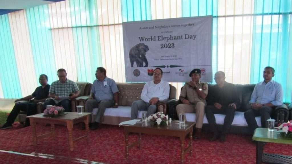 Assam and Meghalaya Forest Dept celebrate World Elephant Day in NGH, organise friendly football match