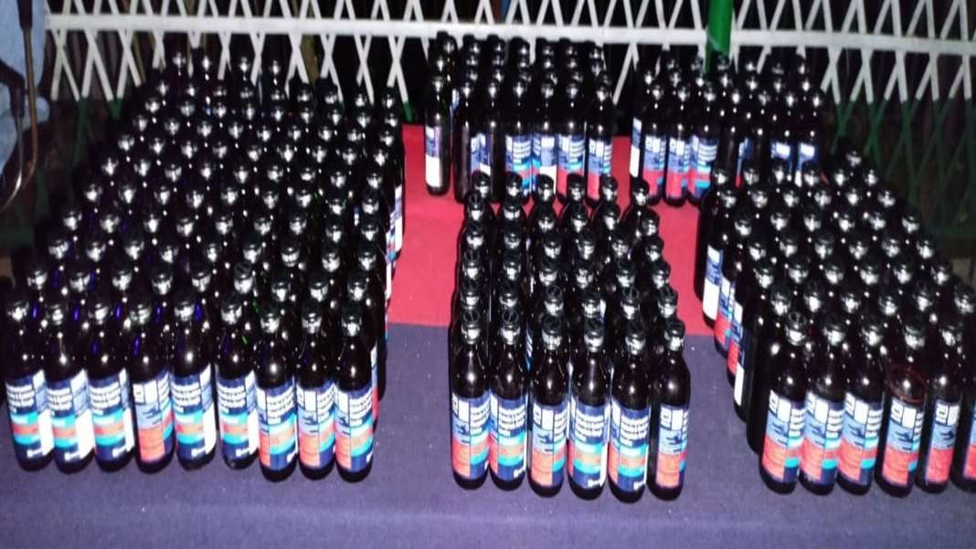 BSF seize 220 bottles of Phensedyl from Bangladesh border of EKH 
