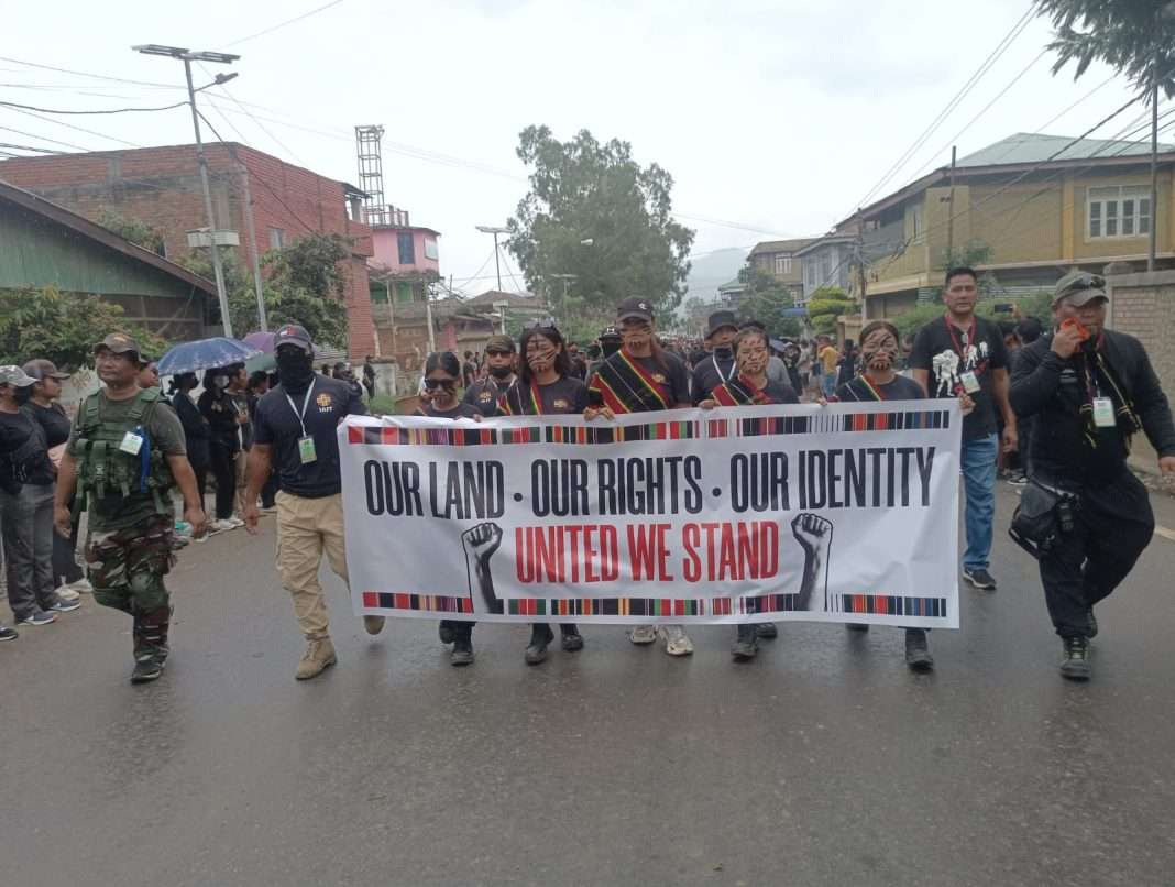 Manipur: Massive rally in Churachandpur commemorates 100 days of tribal resistance
