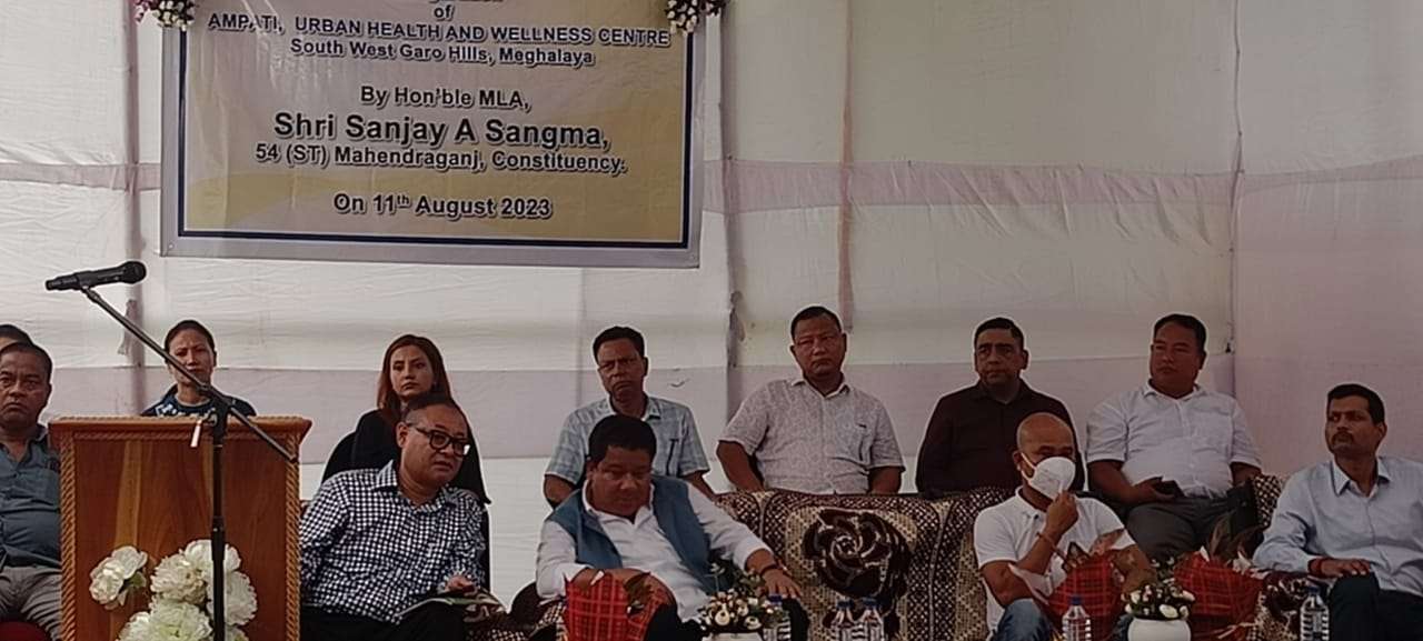 Mahendraganj MLA inaugurates the Ampati Urban Health & Wellness Centre, to benefit over 10,000 people in 19 villages