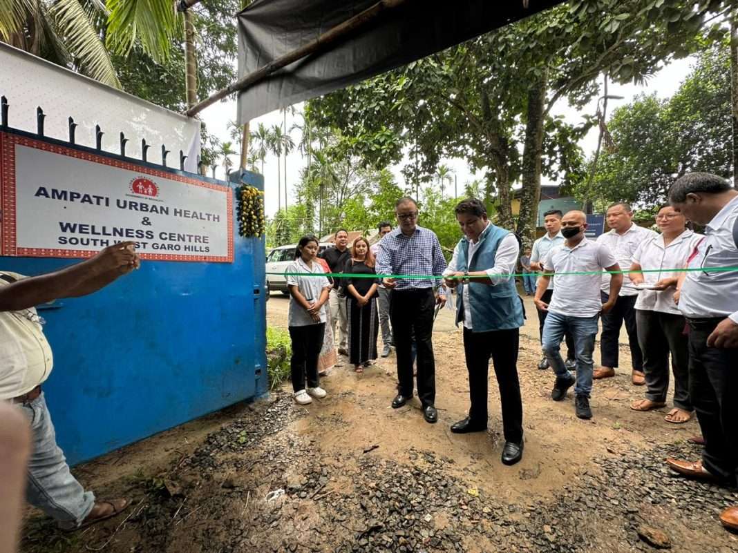 Sanjay Sangma inaugurates Urban Health & Wellness Centre in Ampati, to benefit 8,000 people