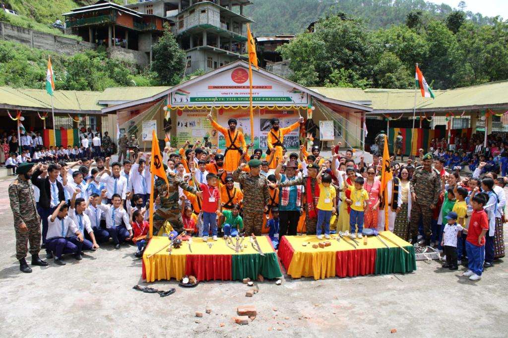 Indian Army organised a grand cultural extravaganza in the run up to the Independence Day celebrations at Nafra in Arunachal Pradesh’s West Kameng district.