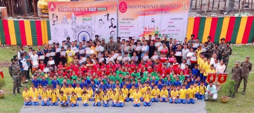 Indian Army organised a grand cultural extravaganza in the run up to the Independence Day celebrations at Nafra in Arunachal Pradesh’s West Kameng district.