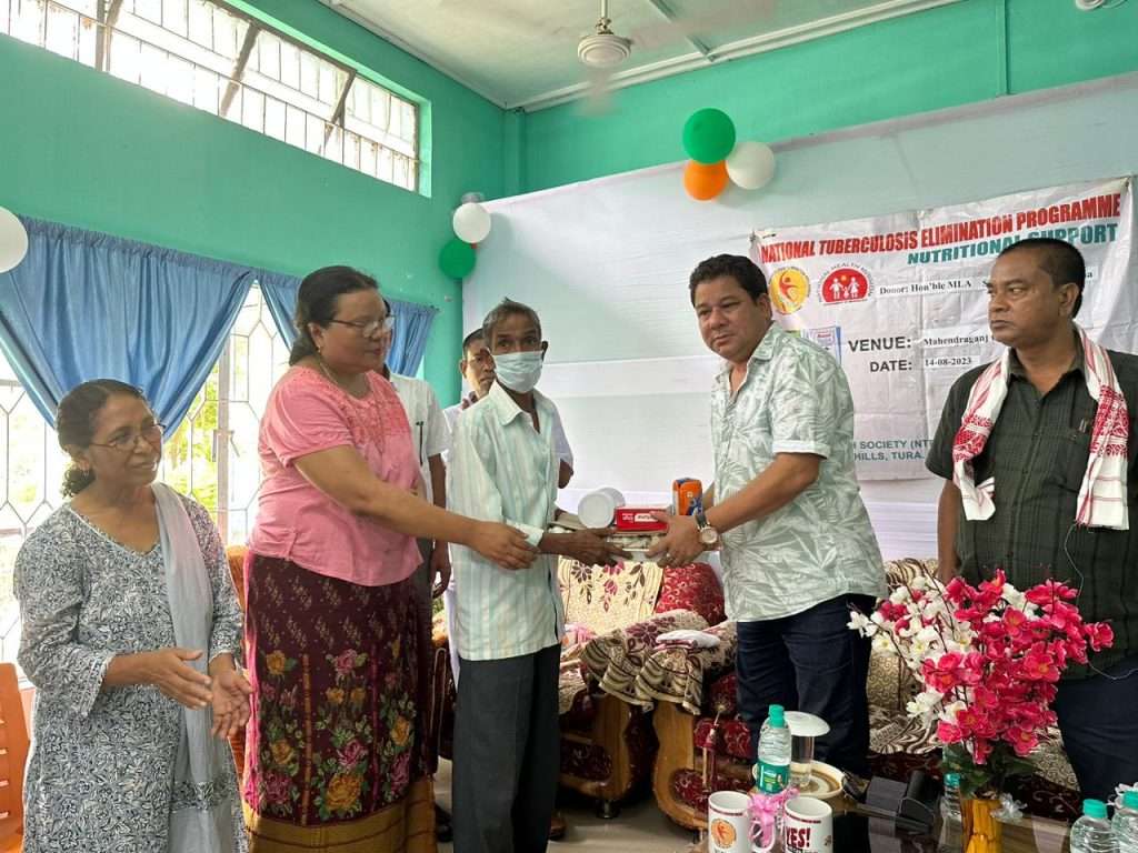 Sanjay Sangma distributes nutritional foods to TB patients, inaugurates new facilities in Mahendraganj CHC