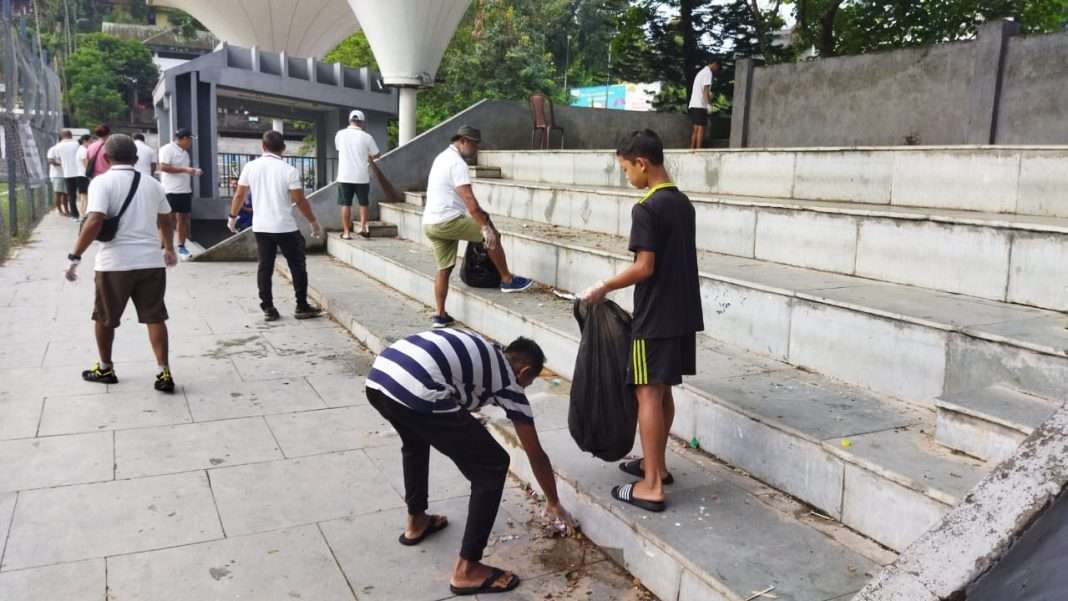 Tura Runner's Club organise cleaning drive on their 9th Foundation Day 