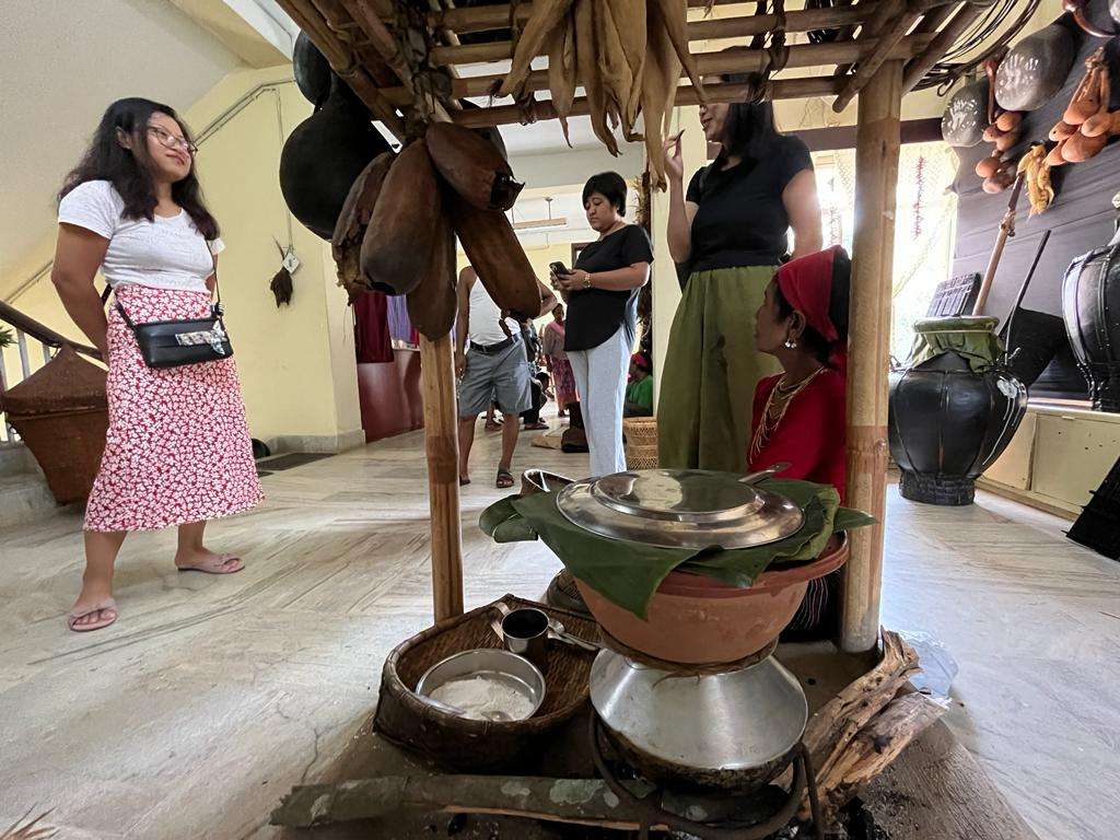 Arts and Cultural Dept set up live display of garo village at Tura District Museum in Dakopgre