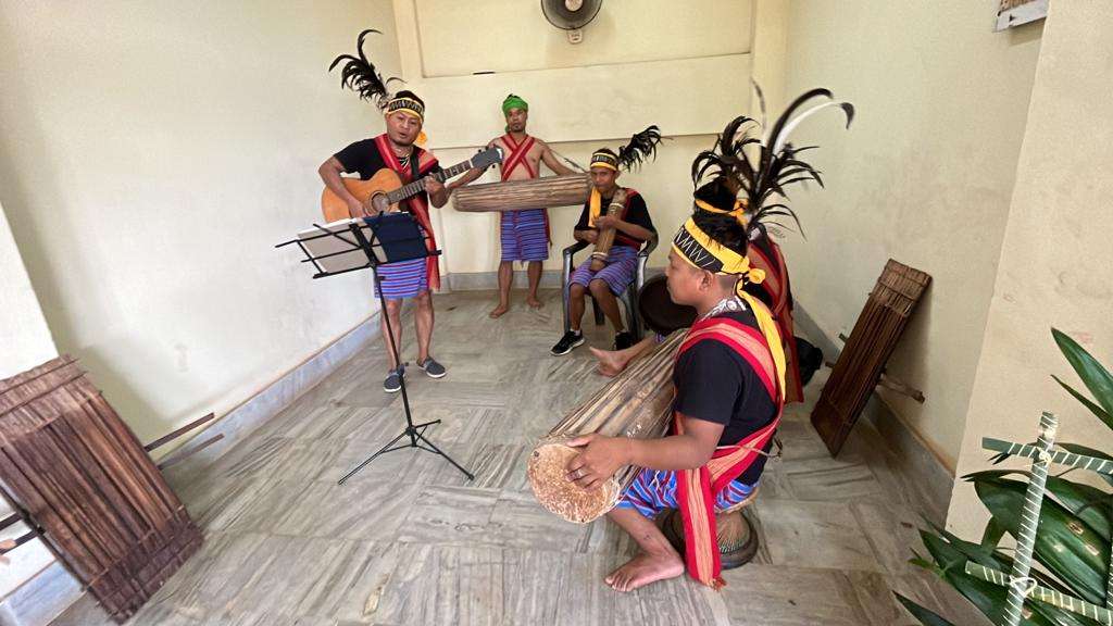 Arts and Cultural Dept set up live display of garo village at Tura District Museum in Dakopgre