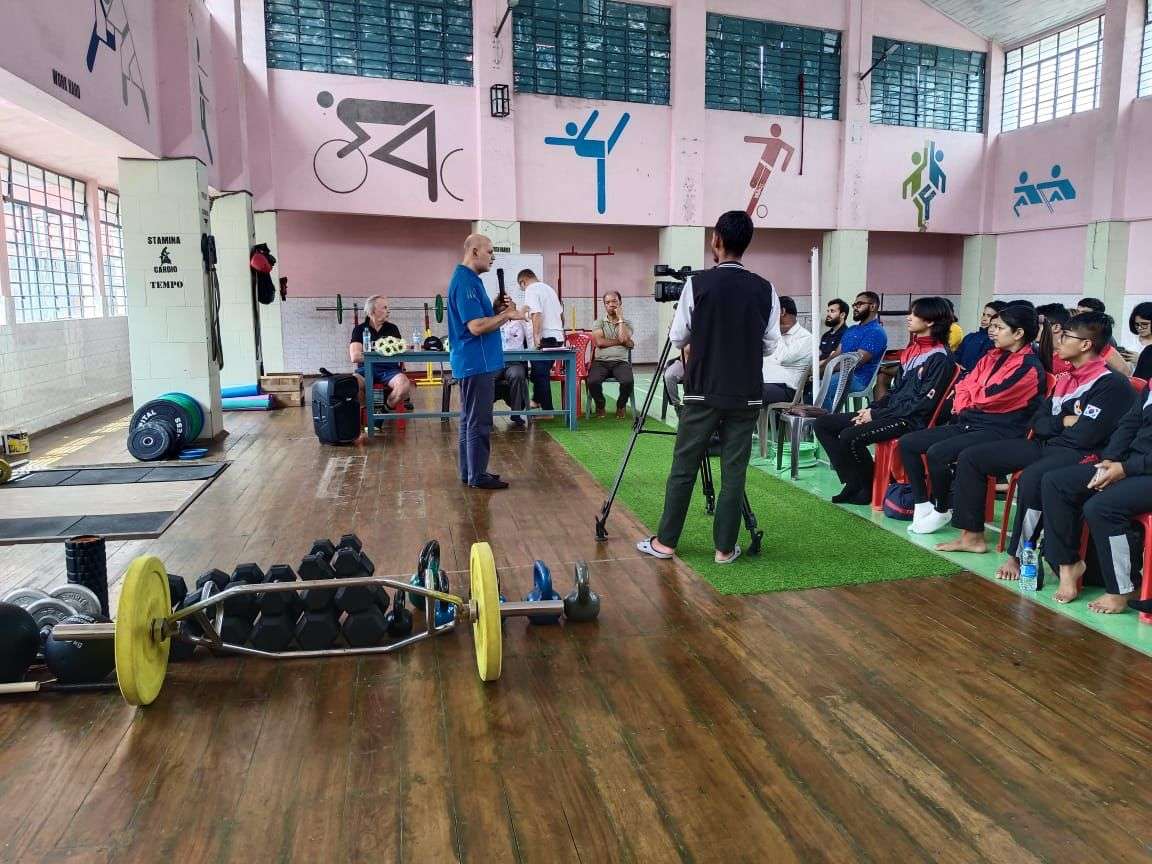 Australian Olympic medallists share their experience, techniques with young athletes of Meghalaya 