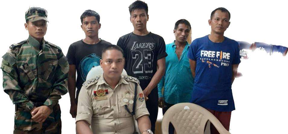 Five NLFT (BM) militants surrender in Tripura after decamping from Bangladesh*