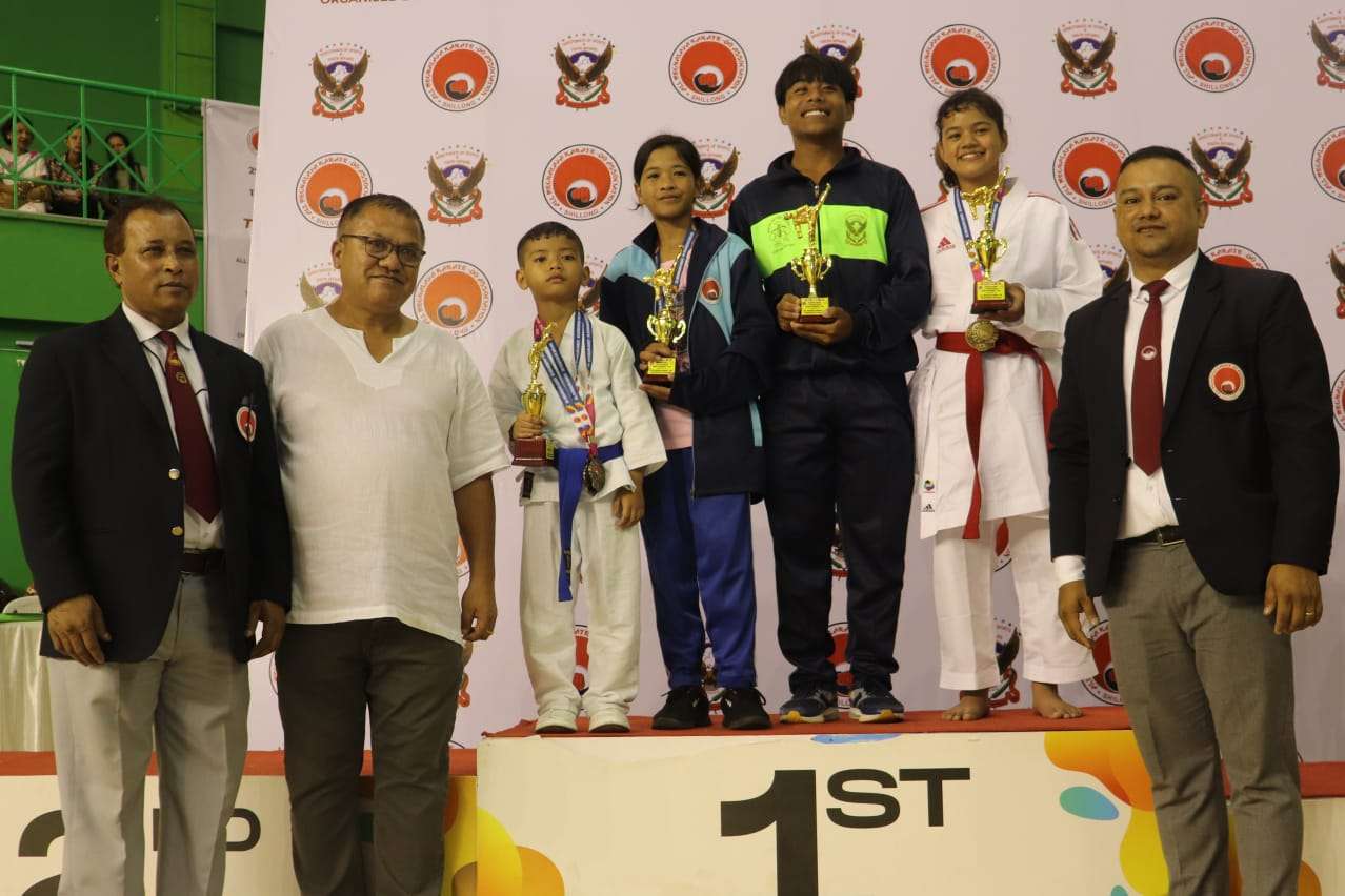 St Anthony's win 2 team titles at 29th Inter School & 11th Inter College Karate Tournament 2023