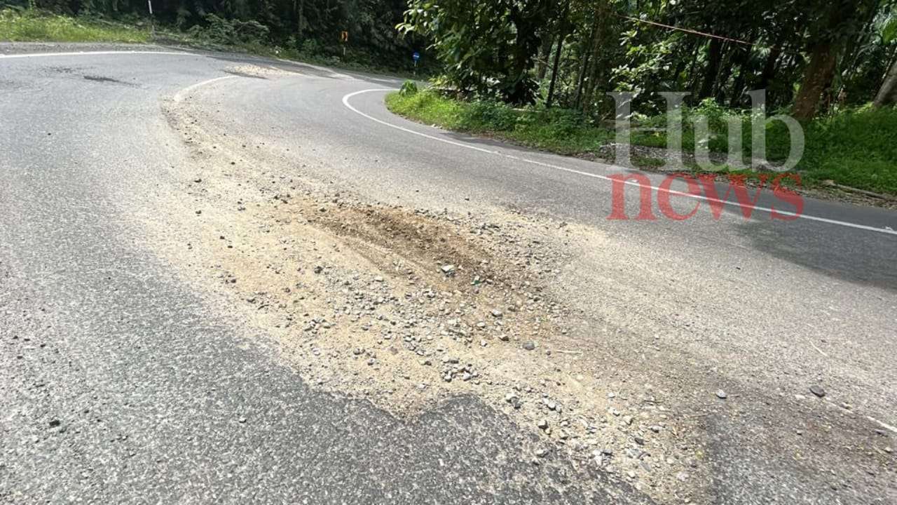 Highway linking Tura to Williamnagar & Assam develops 60+ potholes in just 8 months in Garo Hills
