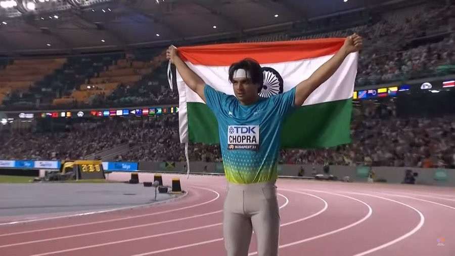 Neeraj Chopra wins historic World Athletics Championships gold with 88.17 metres throw in javelin final