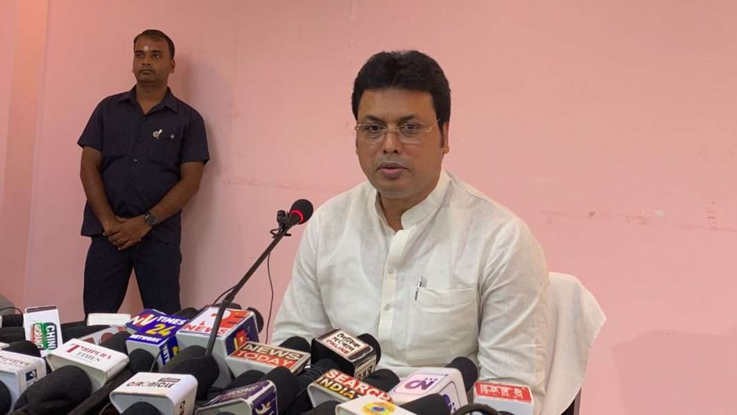 Only dialogues, hitting the streets cannot resolve issues in NE: Ex-Tripura CM Biplab Kumar Deb