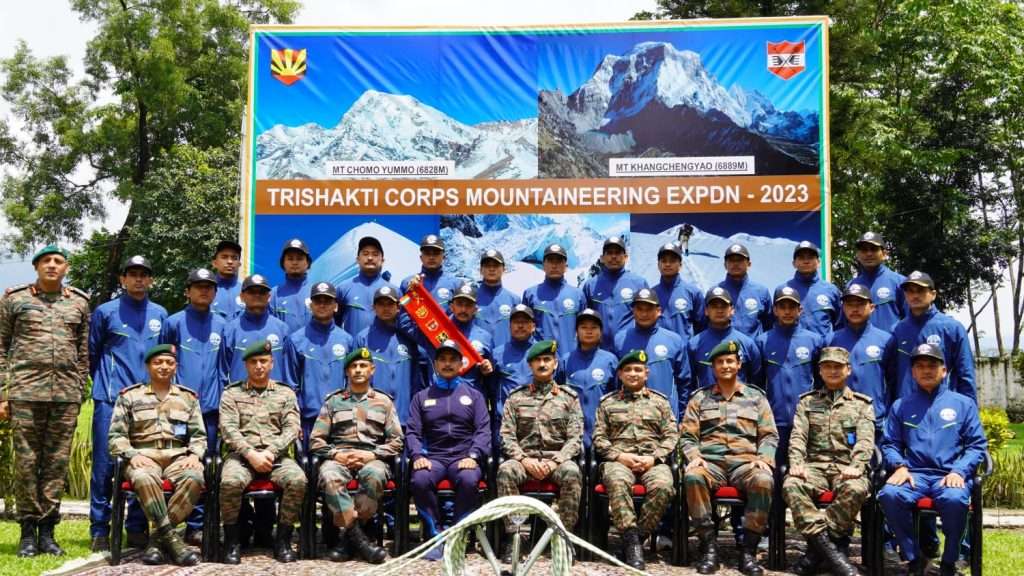 Indian Army & HMI launch expedition to MT Chomo Yummo in North Sikkim 