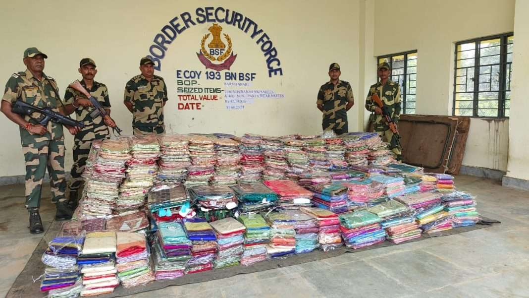 Meghalaya: BSF foil smuggling attempt of clothes worth Rs 42 lakh