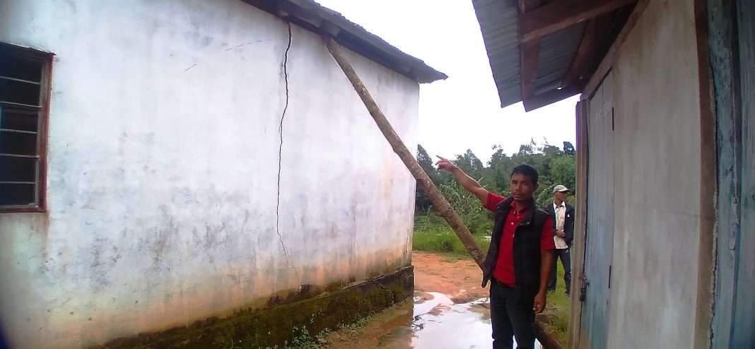 Dynamite blasting for highway construction damages houses in West Khasi Hills, sparks concerns