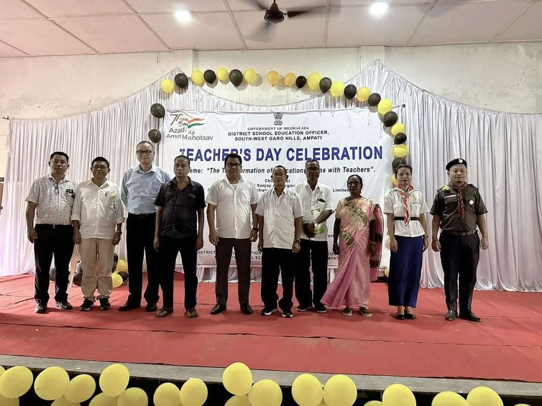 South West Garo Hills honours teachers with awards and a grand celebration on Teachers' Day