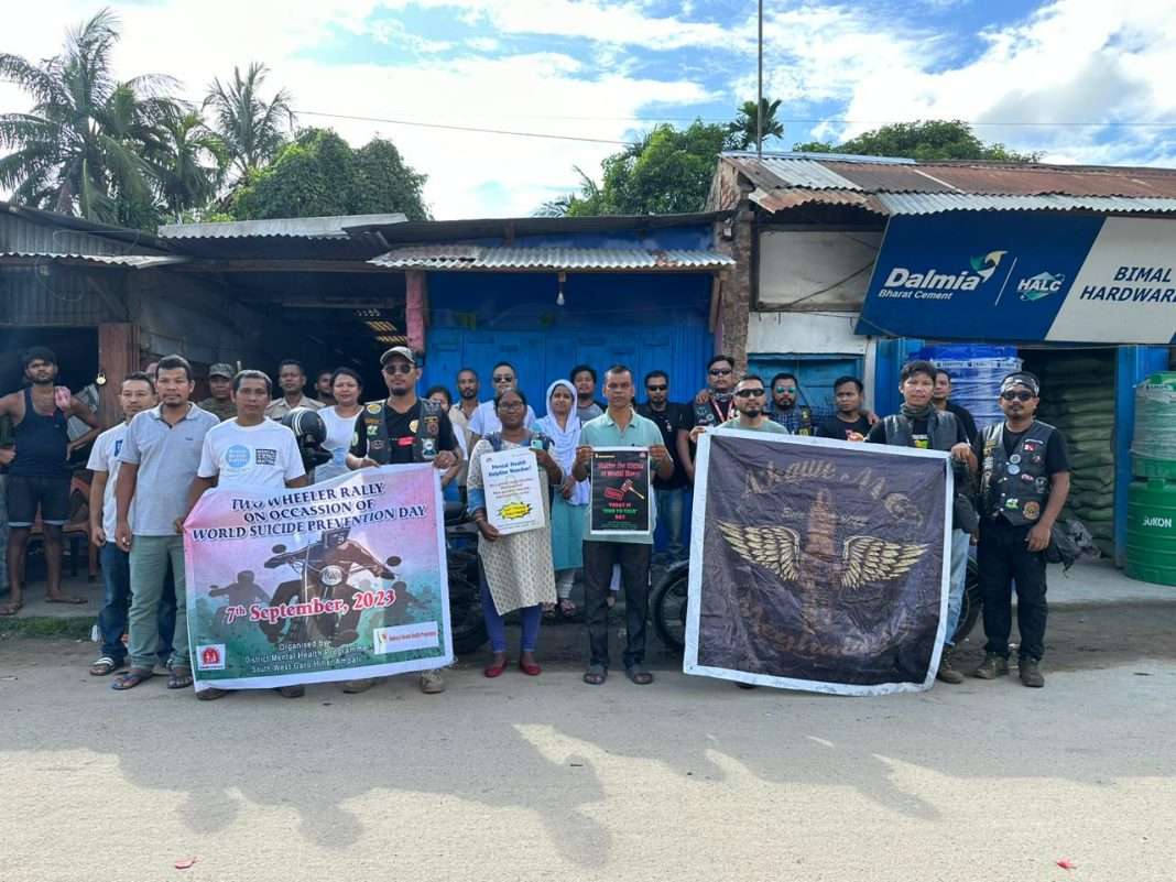 Bikers set off to create mental health awareness in South West Garo Hills