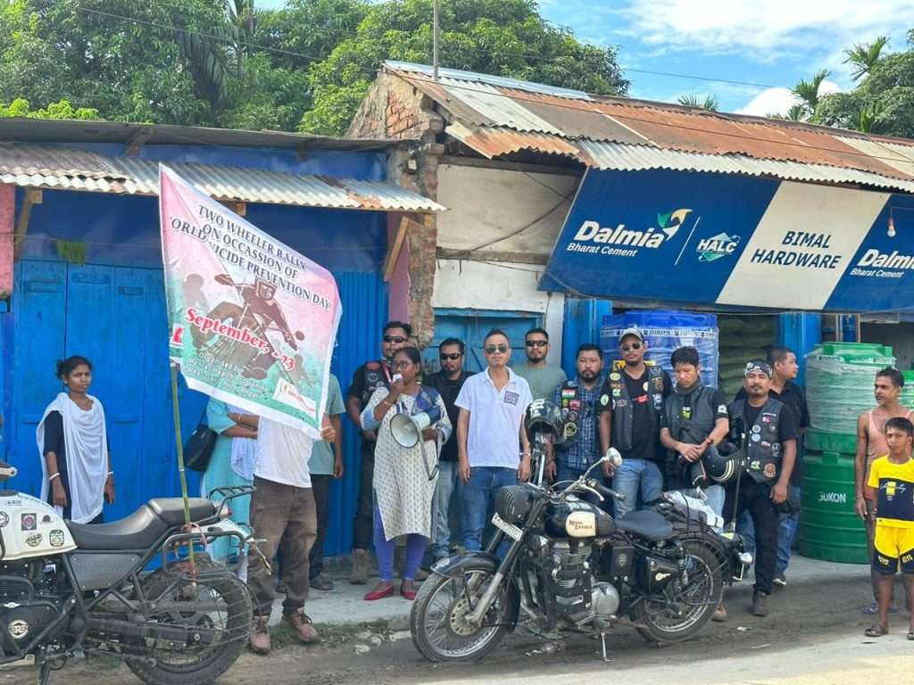 Bikers set off to create mental health awareness in South West Garo Hills